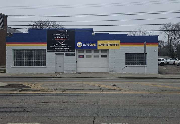 Exterior of the Budget Auto Fix shop at 2608 Sullivant Ave